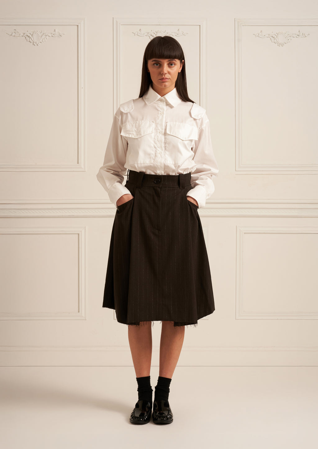 Tailored Army Skirt