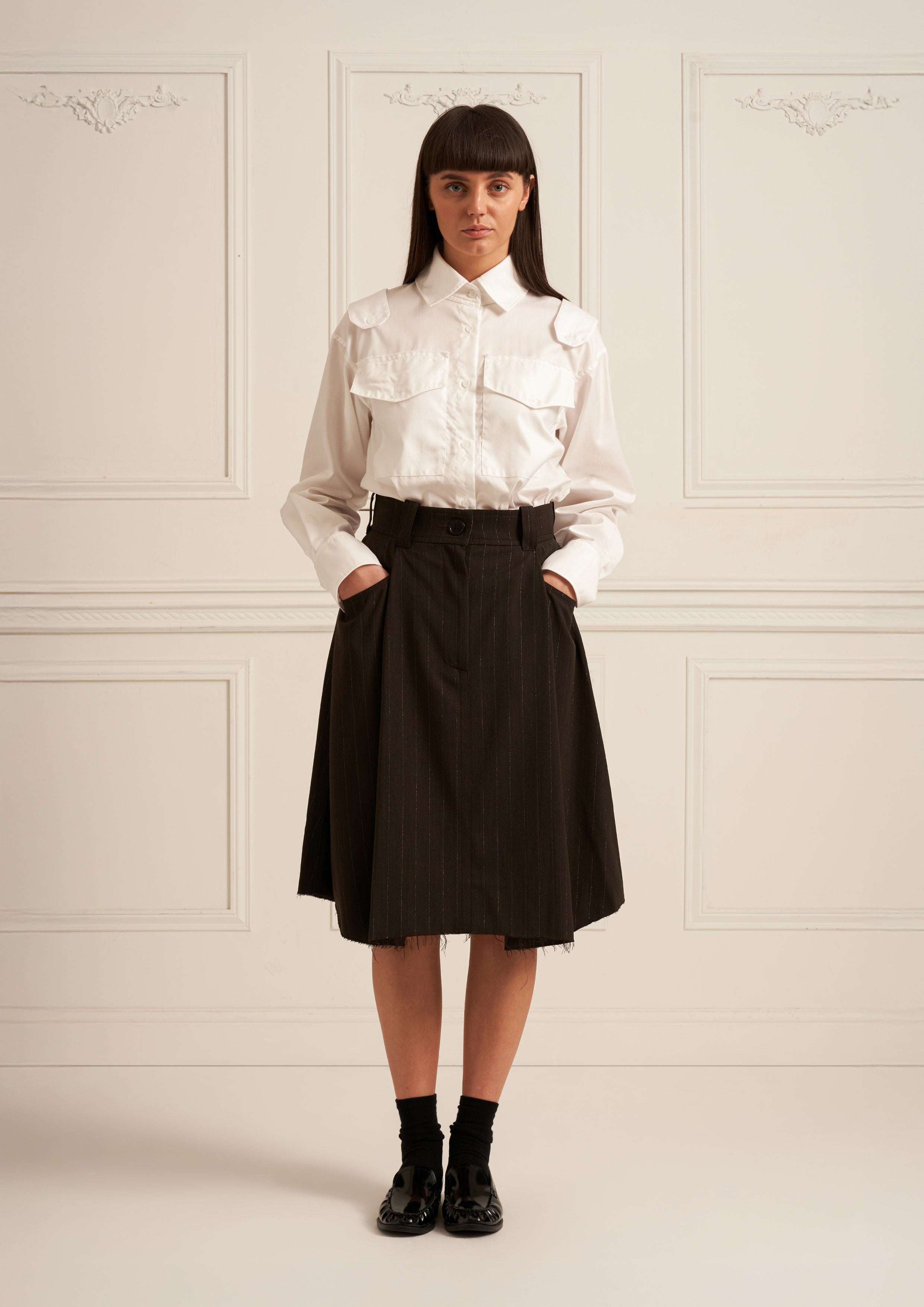 Tailored Army Skirt